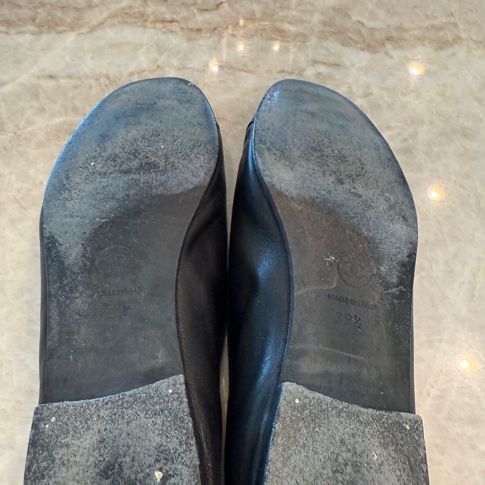 Chanel Black Leather Ballet Flats - Picture 6 of 6